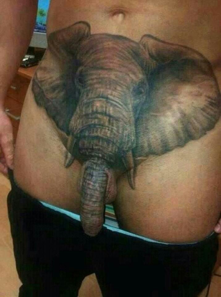Penis tattoo