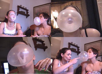 Bubble gum fetish