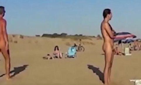 Sexo publico playa