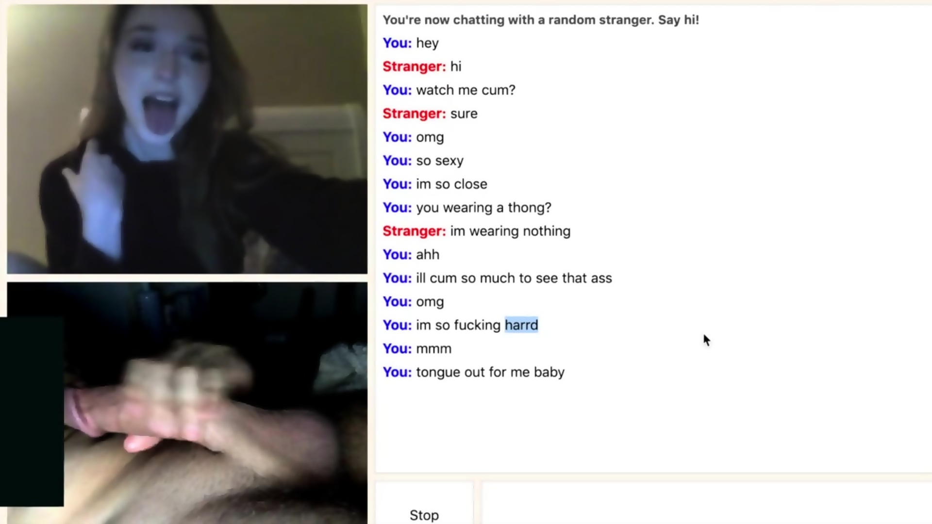 Horny Omegle Teen Does Absolutely Everything To A Banana.