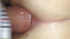 Teen anal close up