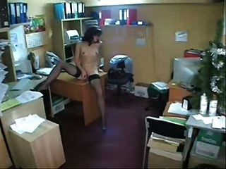 Hidden camera office fuck
