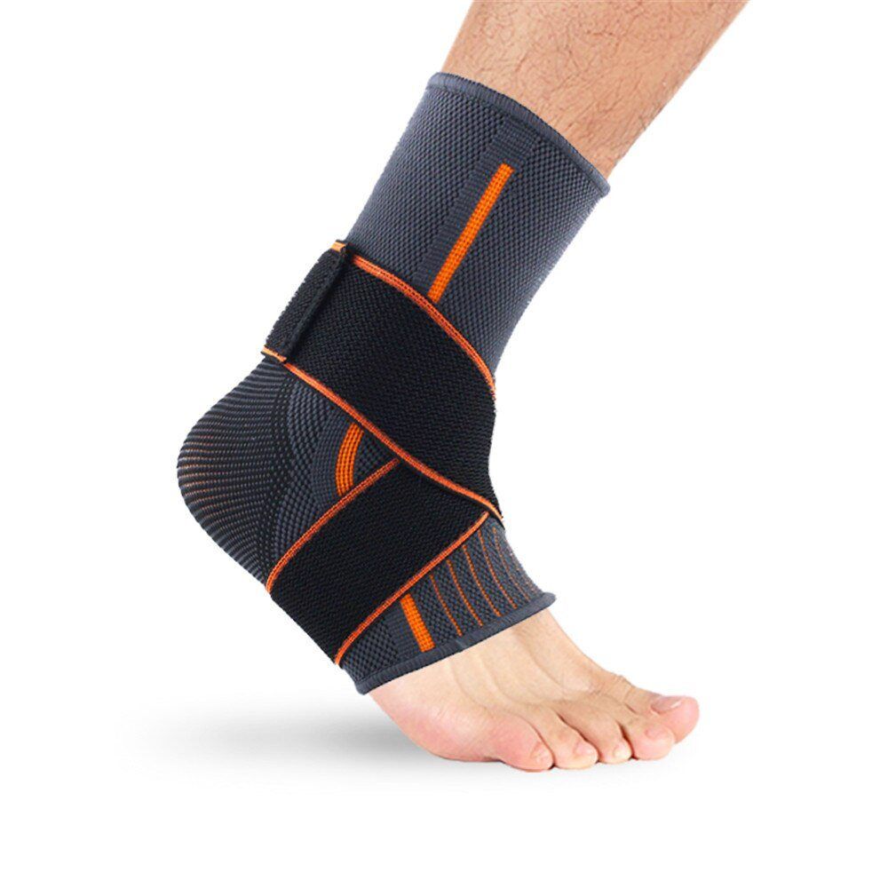 Ankle brace bandaged pain