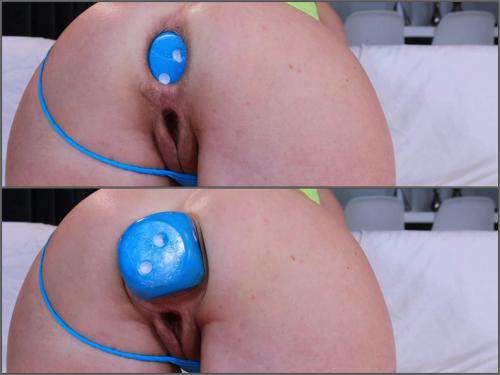 Anal insertions with ball