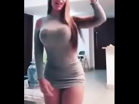 Sexy teen dances while showing body
