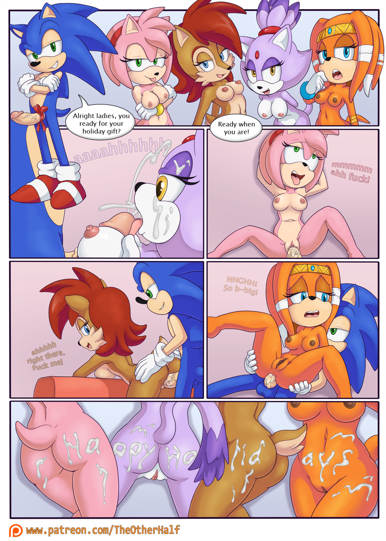 Sonic and amy sex sucking dick