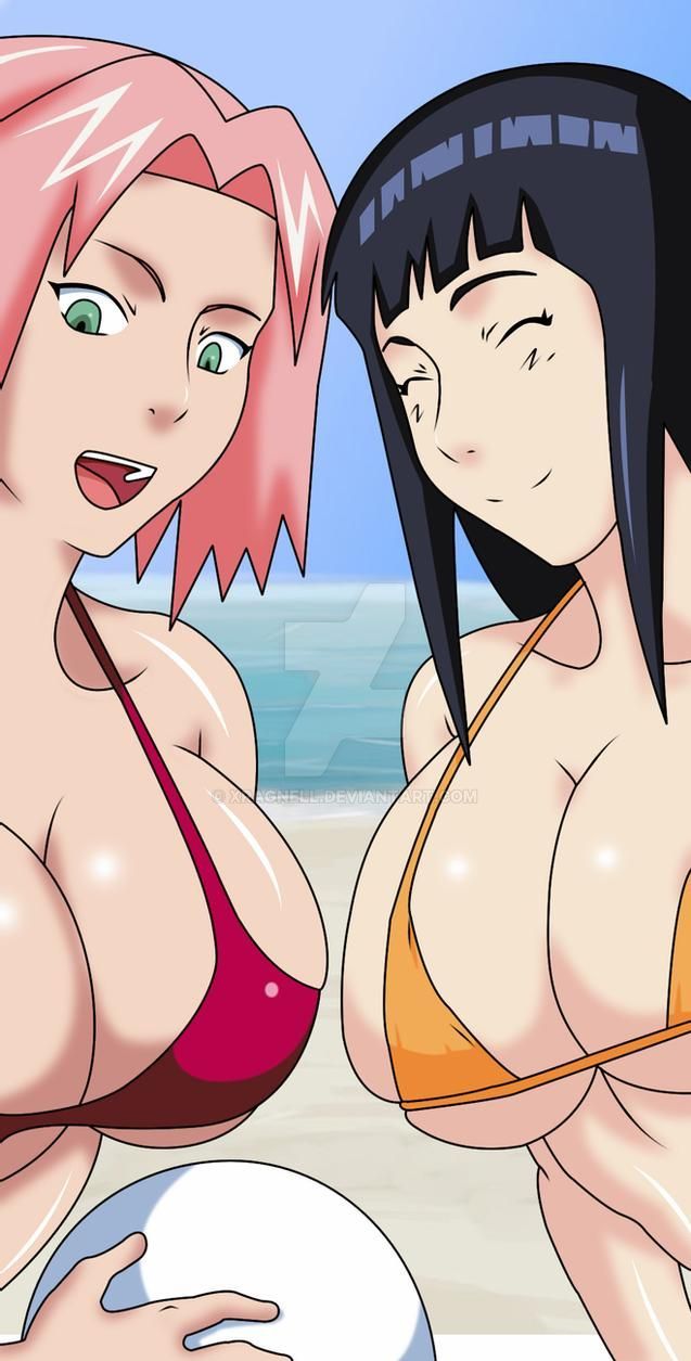 Sexy sakura hinata bikini