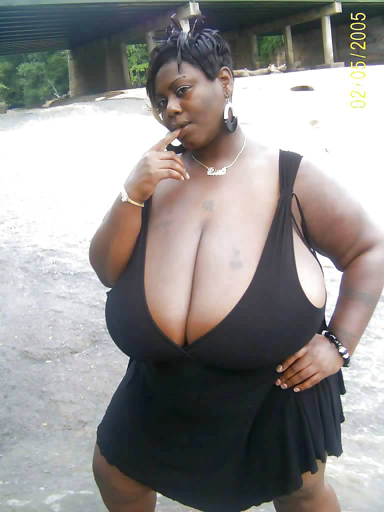 Ebony Bbw Big Black Tits