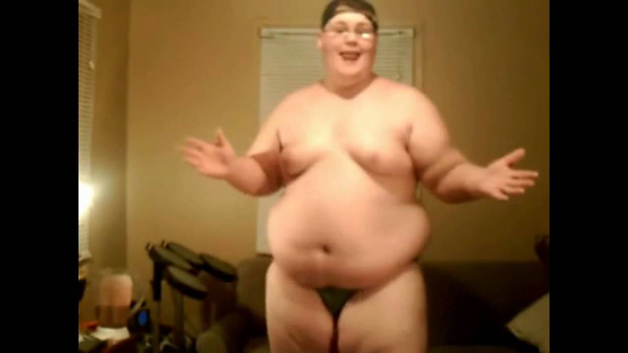 Nude chubby boy