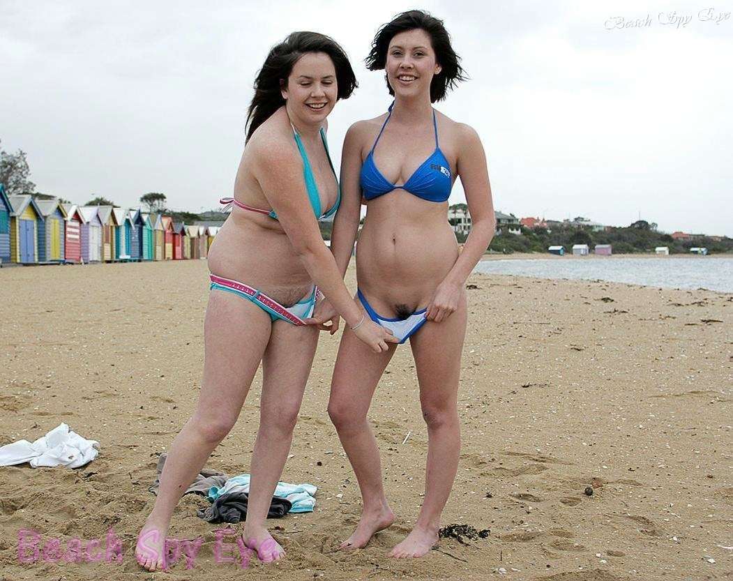 Teen nude beach bikini hairy vagina