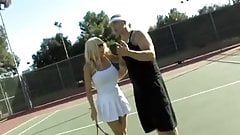 Sparkles reccomend Horny pupil Tiffany Tatum gets fucked by the personal tennis trainer.