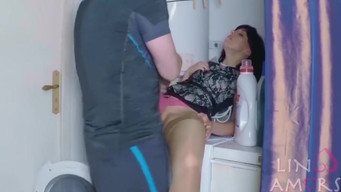 Foul P. reccomend washing clothes stepson fucked anal