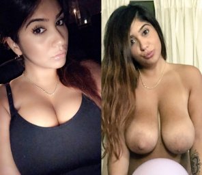 Middle tits