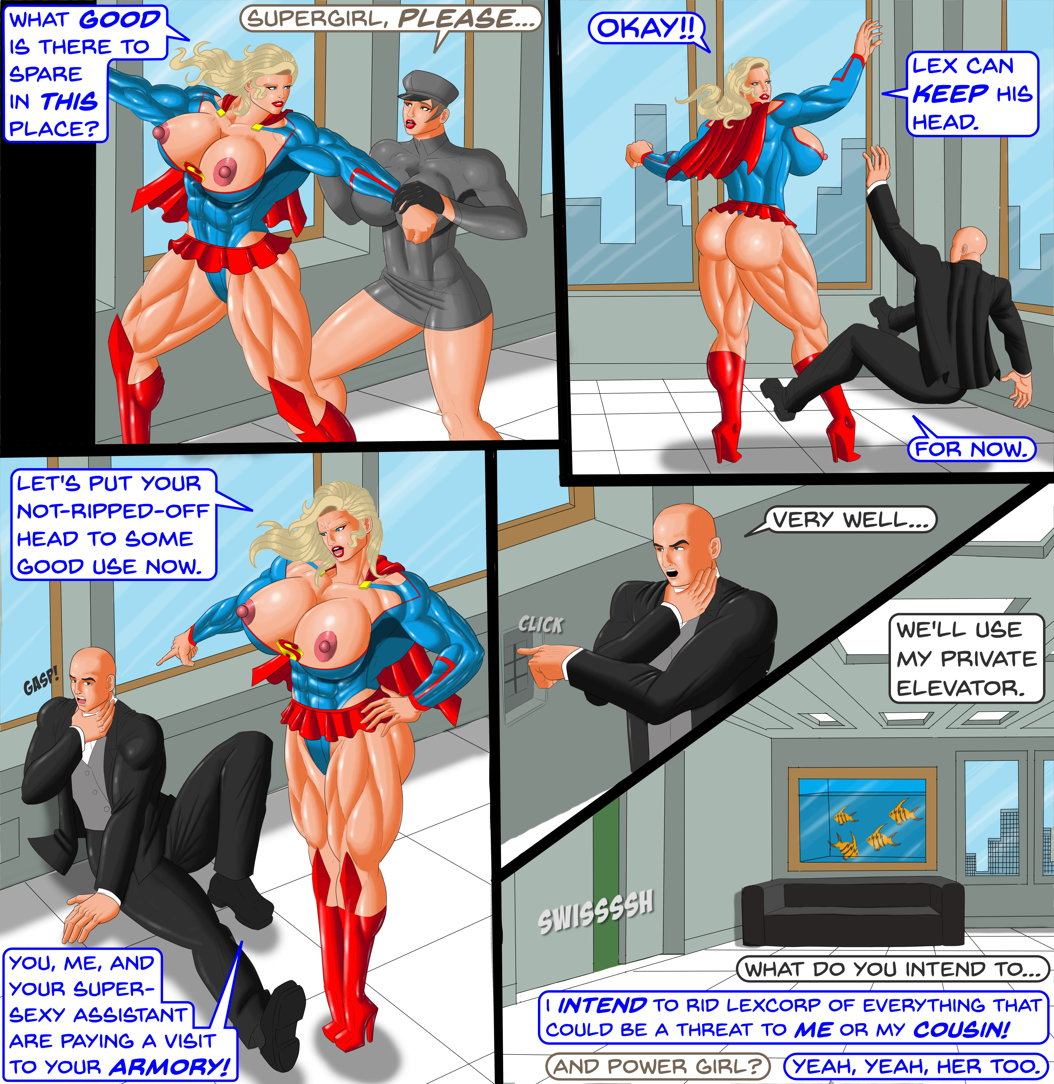 Horsehide reccomend supergirl tits comic pics