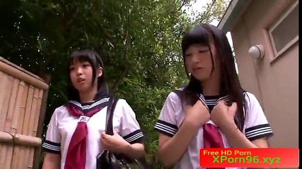 Three japanese schoolgirls