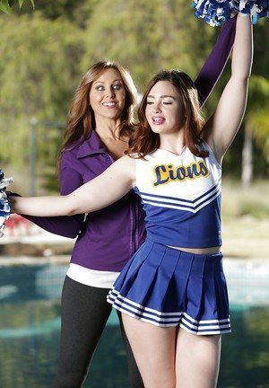 Teen cheerleader uniform