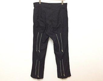 Huddle reccomend Bondage pants zippers PLAID BONDAGE PANT