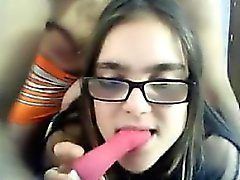 Wonka recomended Girl with Babyface in glasses Gives Blowjob n gets huge Cumshot and Facial.
