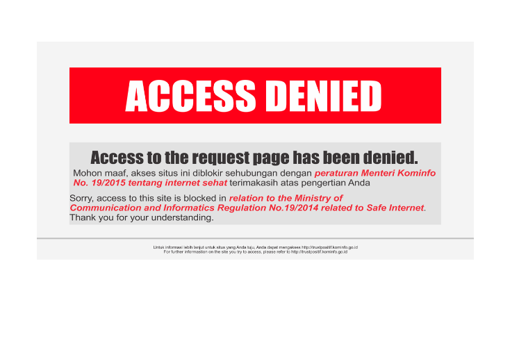 Bad M. F. reccomend access denied