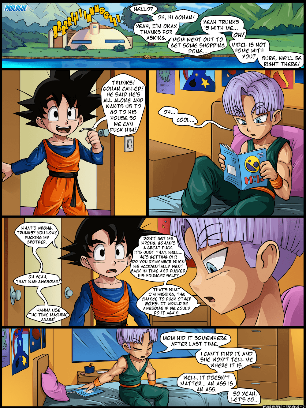 best of Comic trunks and gohan nude