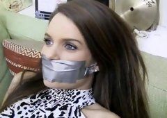 Mittens reccomend girl tape gagged naked