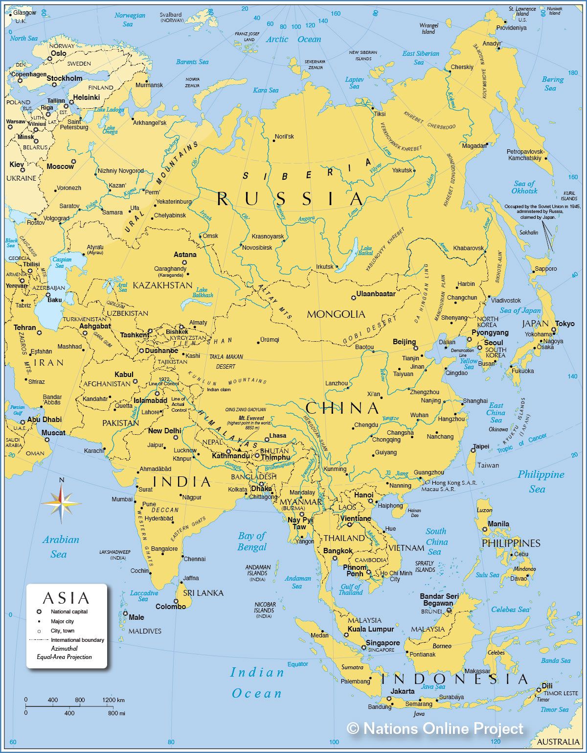 Asian maps online