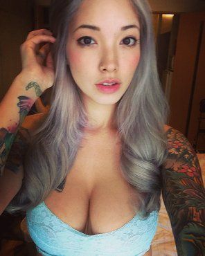 Asian girl tattoo