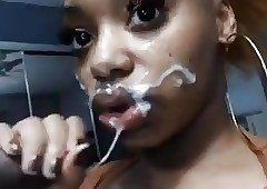 Banjo H. reccomend tattooed african girl blowjob cock orgy