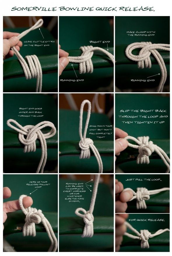 Captian R. reccomend rope knots