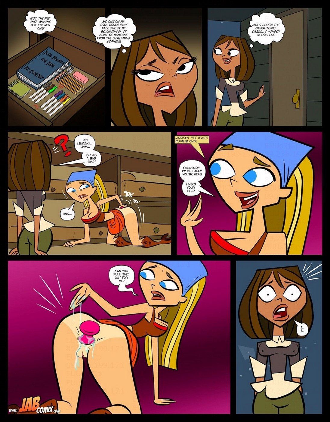 Goose recommend best of total drama island orgy