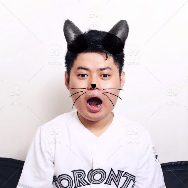 Asian boy cat ears