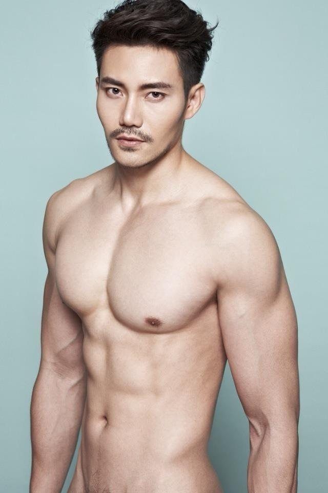 Korean male modles naked.