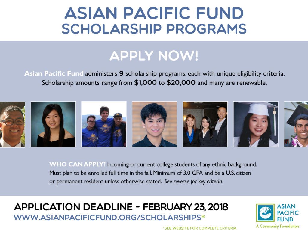 Asian scholarship application