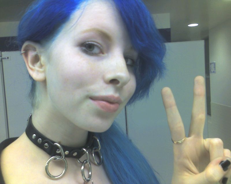 Snout reccomend blue haired bitch