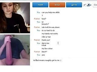 best of Blonde omegle chubby
