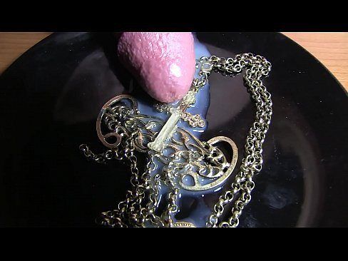 Cattail reccomend Cumshot on cross necklace