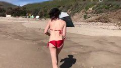 Beach nude wife