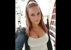 best of Gushing slut Young redhead