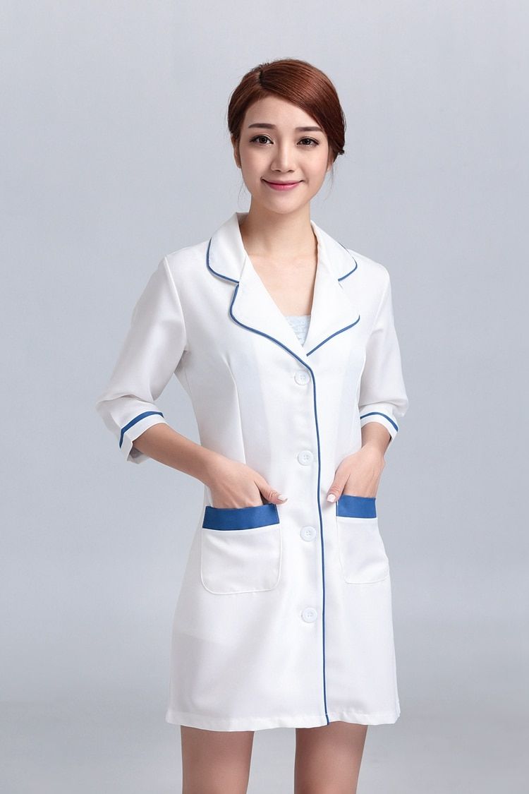 Lab coat asian style