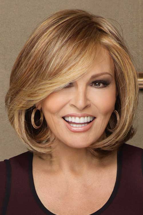 HB recomended Layered bob haircut for mature women