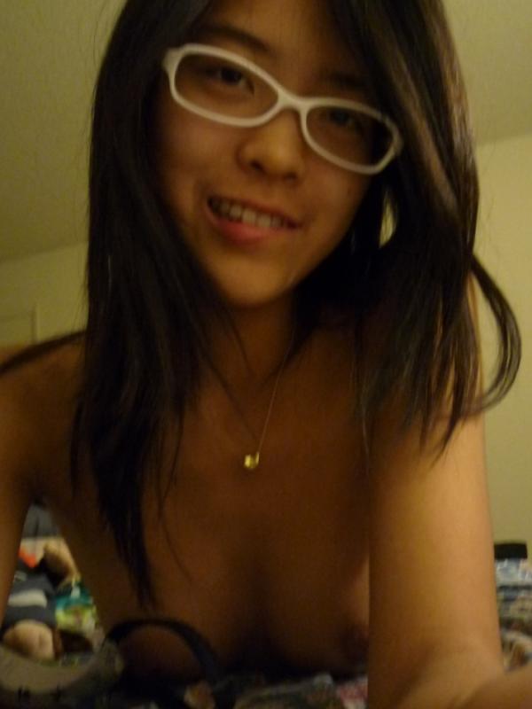 nerdy asian wife naked